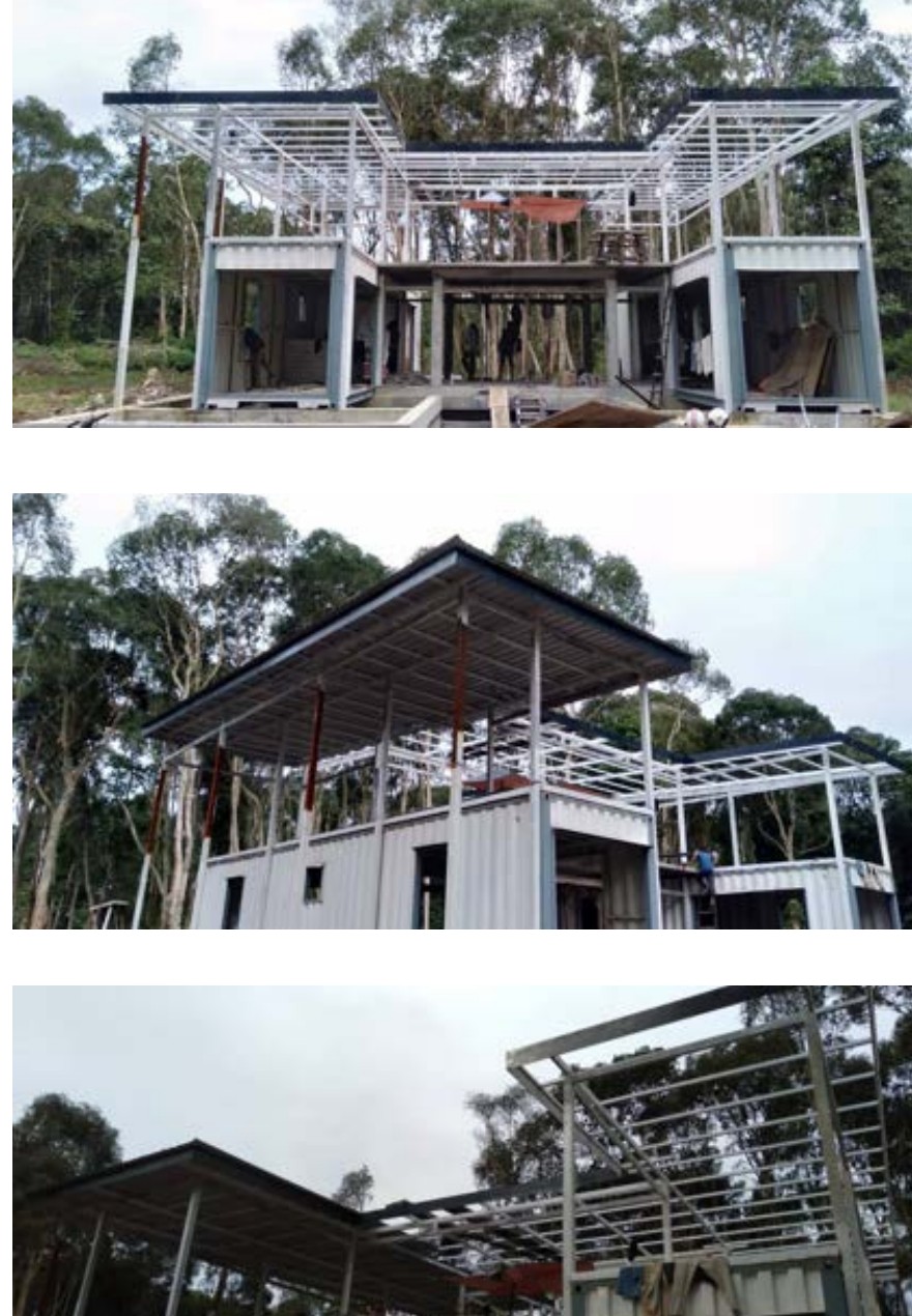 Architectural Container & Steel Retreat House